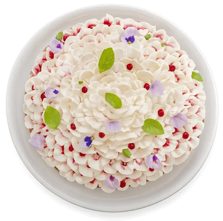 Grande tarte pâtissière maison à la chantilly et fruits rouges, dessert du restaurant L'Hémicycle Toulouse